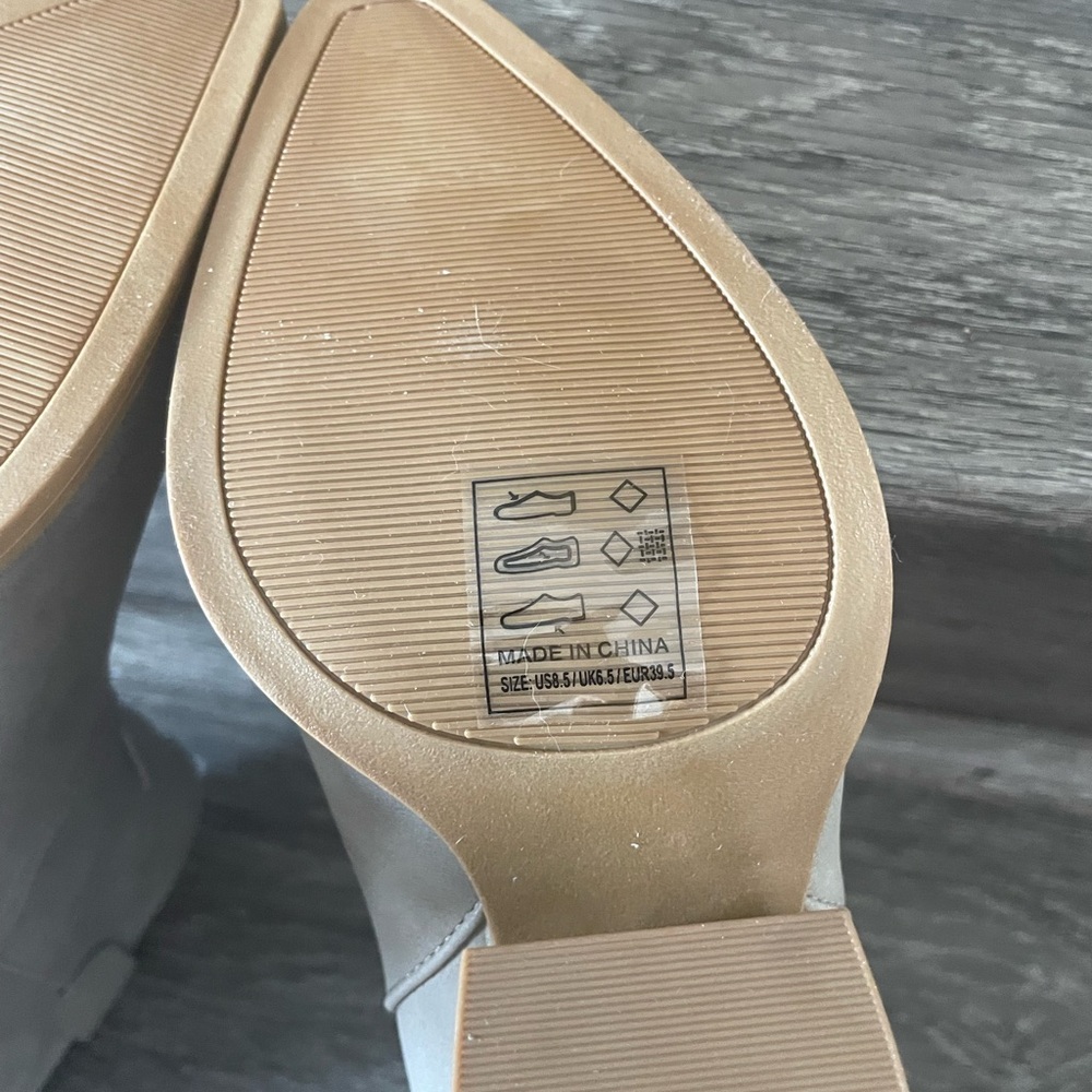 Qupid Women's Ankle Boots Taupe - Picture 6 of 12